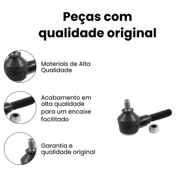Terminal Direção Dianteiro Dir Esq Corsa 1994-2012 Montana 2 - Imagem 3