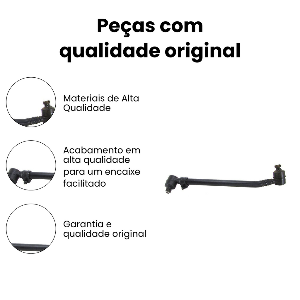 Barra De Direção Lateral Dianteiro Direito E Esquerdo MERCEDES BENZ N-5003 - Imagem 3