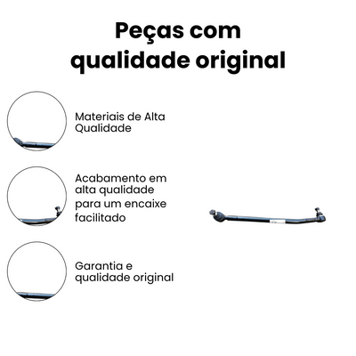 BARRA DIREÇÃO LATERAL DIANTEIRO DIREITO/ESQUERDO MERCEDES BENZ N-5008 - Imagem 3