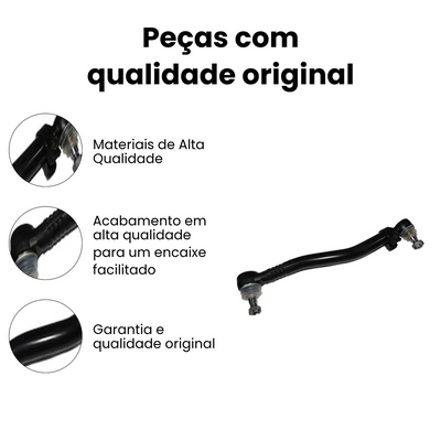 BARRA DE DIREÇÃO LATERAL DIANTEIRA/TRASEIRA DIREITA/ESQUERDA MERCEDES BENZ N-5027 - Imagem 3