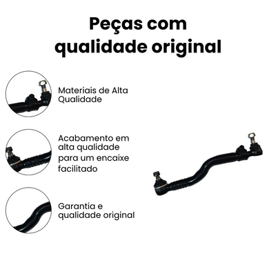 BARRA DE DIREÇÃO LATERAL DIANTEIRA DIREITA/ESQUERDA MERCEDES BENZ N-5032 - Imagem 3
