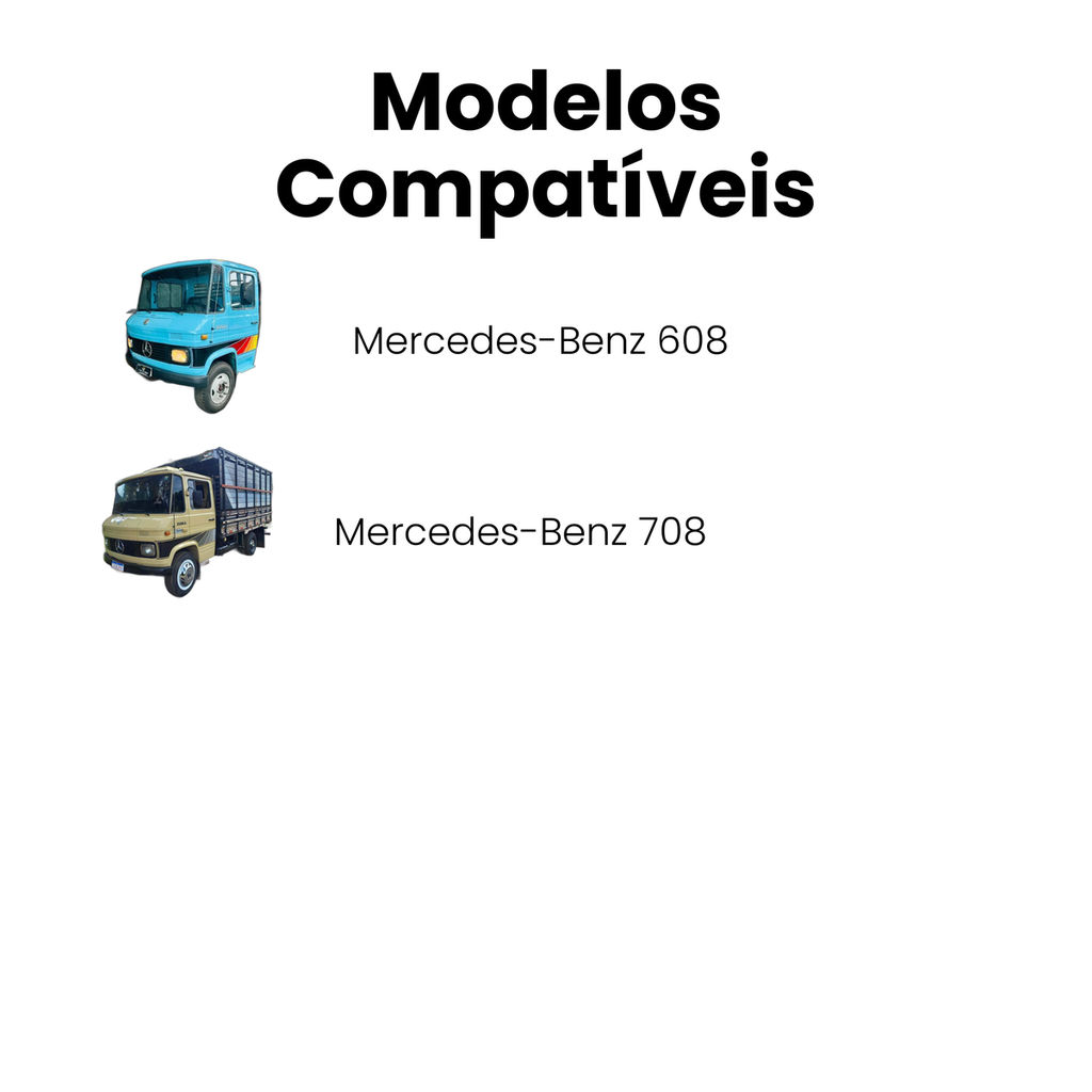 BARRA DE DIREÇÃO LATERAL DIANTEIRA DIREITA E ESQUERDA MERCEDES BENZ N-515 - Imagem 4