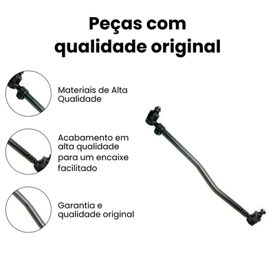 BARRA DE DIREÇÃO LATERAL DIANTEIRO DIREITO/ESQUERDO MARCOPOLO | MERCEDES BENZ N-5182 - Imagem 3