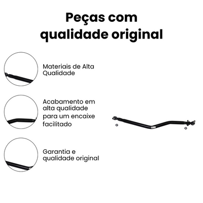 BARRA DE DIREÇÃO LATERAL DIANTEIRA MERCEDES BENZ N-5197 - Imagem 3