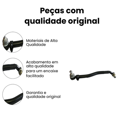 BARRA DE DIREÇÃO LATERAL DIANTEIRA DIREITA/ESQUERDA MERCEDES BENZ N-5220 - Imagem 3
