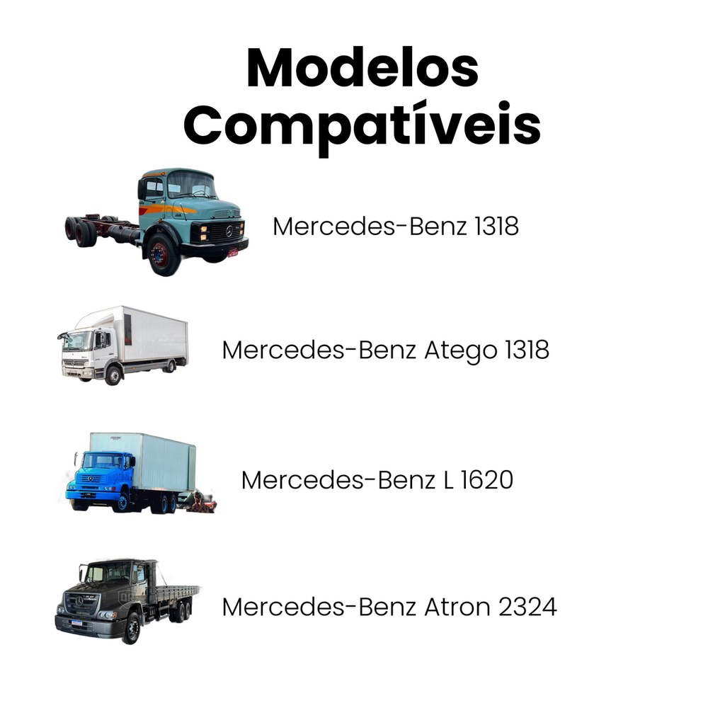 BARRA DE DIREÇÃO LATERAL DIANTEIRO DIREITO E ESQUERDO MERCEDES BENZ N-5228 - Imagem 4