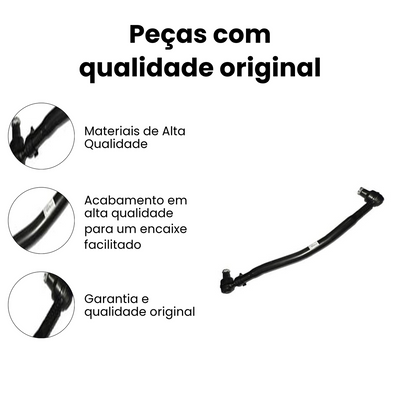 BARRA DIREÇÃO LATERAL DIANTEIRO DIREITO/ESQUERDO MERCEDES BENZ N-5240 - Imagem 3