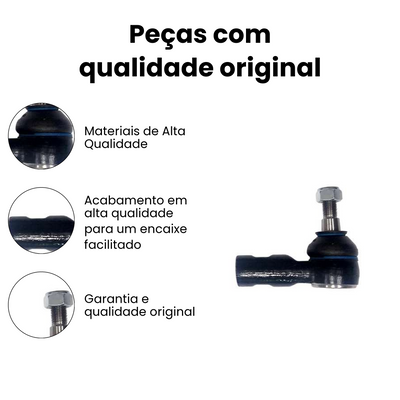 Terminal Barra Tensora Dianteiro Direito ou Esquerdo Fiat - Imagem 3