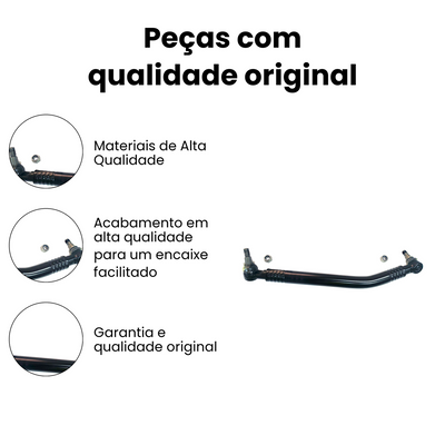 BARRA DE DIREÇÃO LATERAL DIANTEIRA VOLKSWAGEN N-7004 - Imagem 3