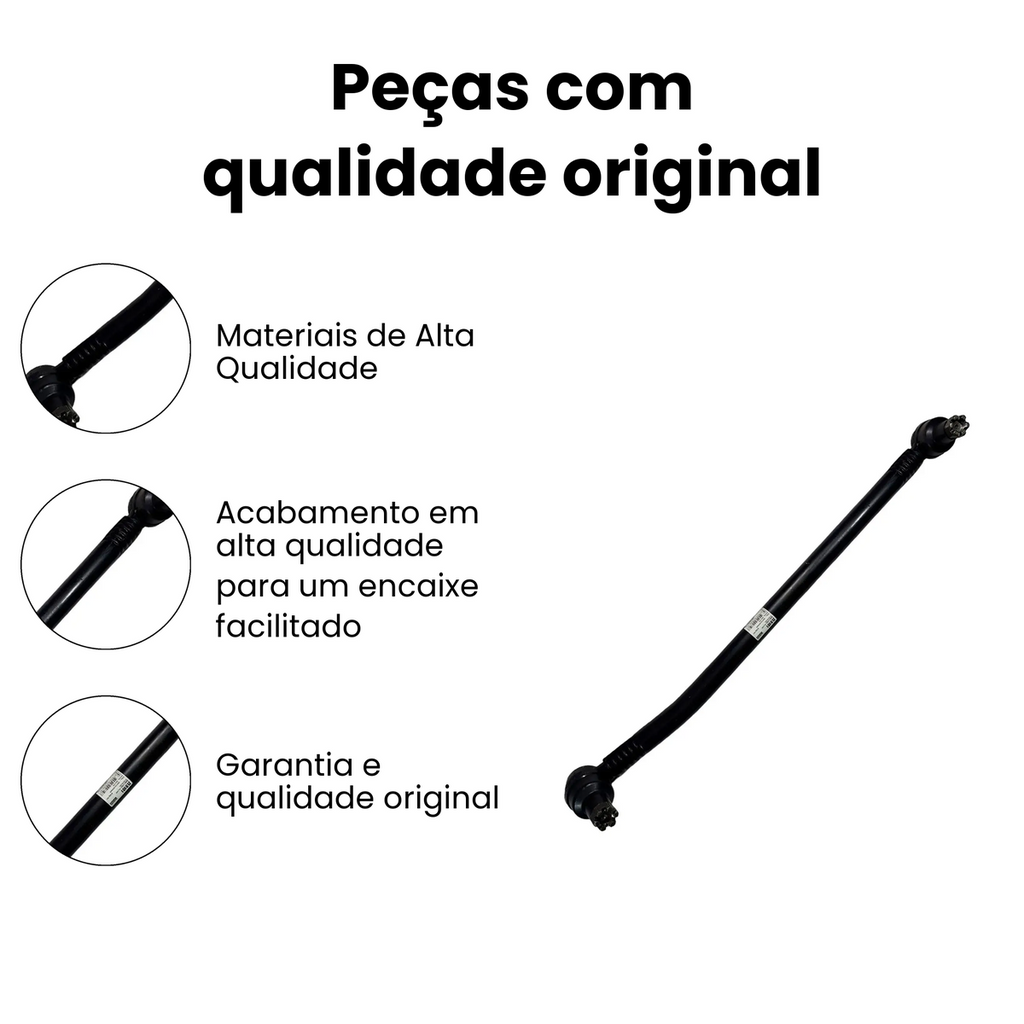 BARRA DE DIREÇÃO LATERAL DIANTEIRA VOLKSWAGEN | FORD N-722 - Imagem 3