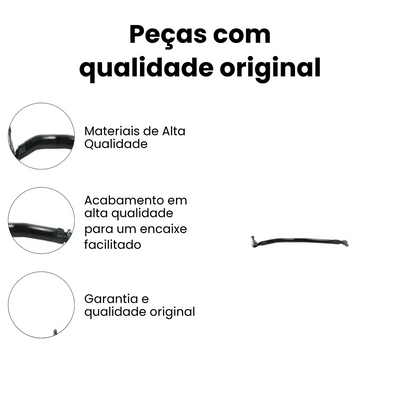 BARRA DIREÇÃO LATERAL DIANTEIRA VOLKSWAGEN N-734 - Imagem 3