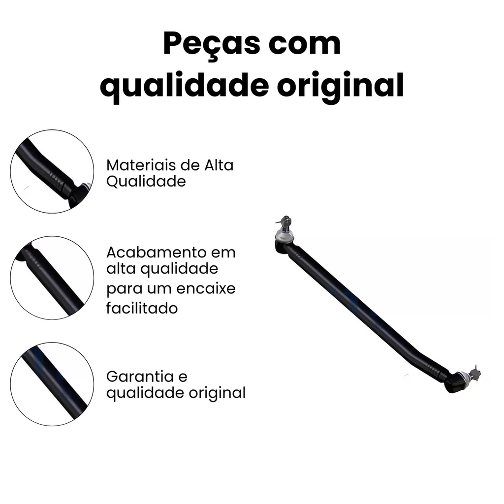 BARRA DE DIREÇÃO LATERAL DIANTEIRA VOLKSWAGEN N-792 - Imagem 3
