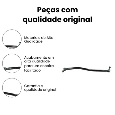 Barra Lateral Diant Volkswagen Constellation 17-190 06-11 17 - Imagem 3