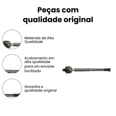 Terminal Axial Direção Ford Focus | Volvo S40 V40 V50 - Imagem 3