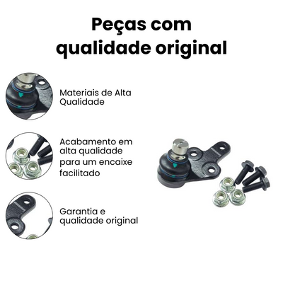 Pivô Suspensão Dianteiro Esquerdo Inferior Ford Focus - Imagem 3