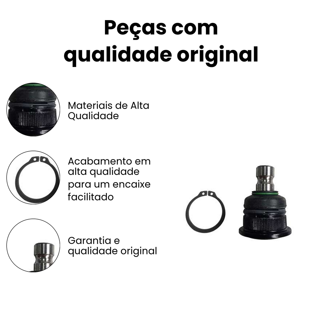 Pivô Suspensão Dianteiro Inferior Logan Sandero - Imagem 3