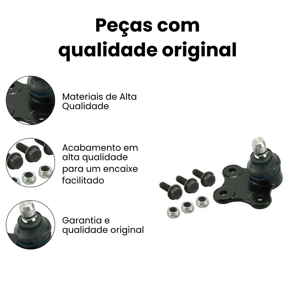 Pivô Suspensão Dianteiro Direito/Esquerdo Inferior Linea - Imagem 3