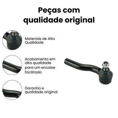 Terminal Direção Dianteiro Esquerdo Fiat Strada Palio - Imagem 3