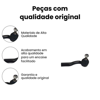 Terminal de Direção Dianteiro Esquerdo Strada Cronos - Imagem 3