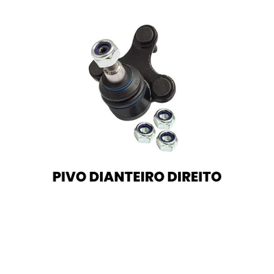 Pivô Suspensão Dianteiro Direito Inferior VW Tiguan Jetta - Imagem 2