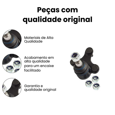 Pivô Suspensão Dianteiro Direito Inferior VW Tiguan Jetta - Imagem 3