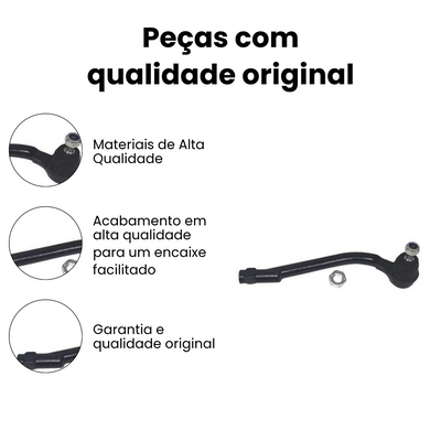 Terminal Direção Dianteiro Direito I30 Cerato - Imagem 3
