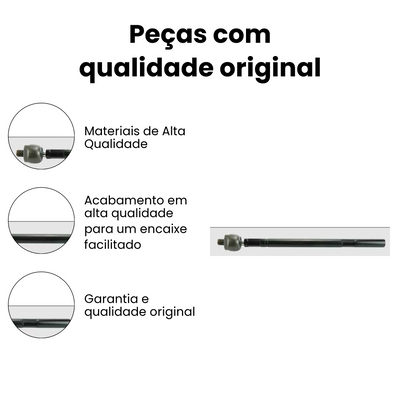 Terminal Axial Direito/Esquerdo Peugeot 307 C4 - Imagem 3