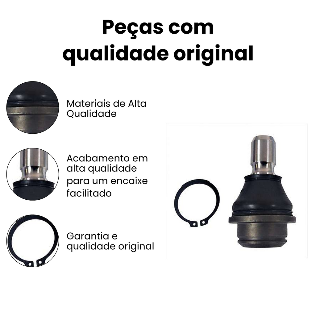 Pivô Suspensão Dianteiro Direito Esquerdo Inferior Frontier - Imagem 3