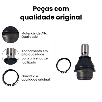 Pivô Suspensão Dianteiro Direito Esquerdo Inferior Frontier - Imagem 3