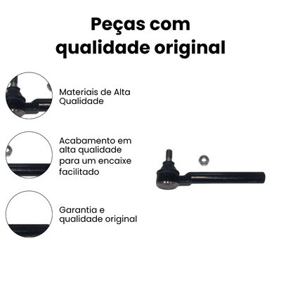 Terminal Direção Dianteiro Direito/Esquerdo Toyota Corolla - Imagem 3