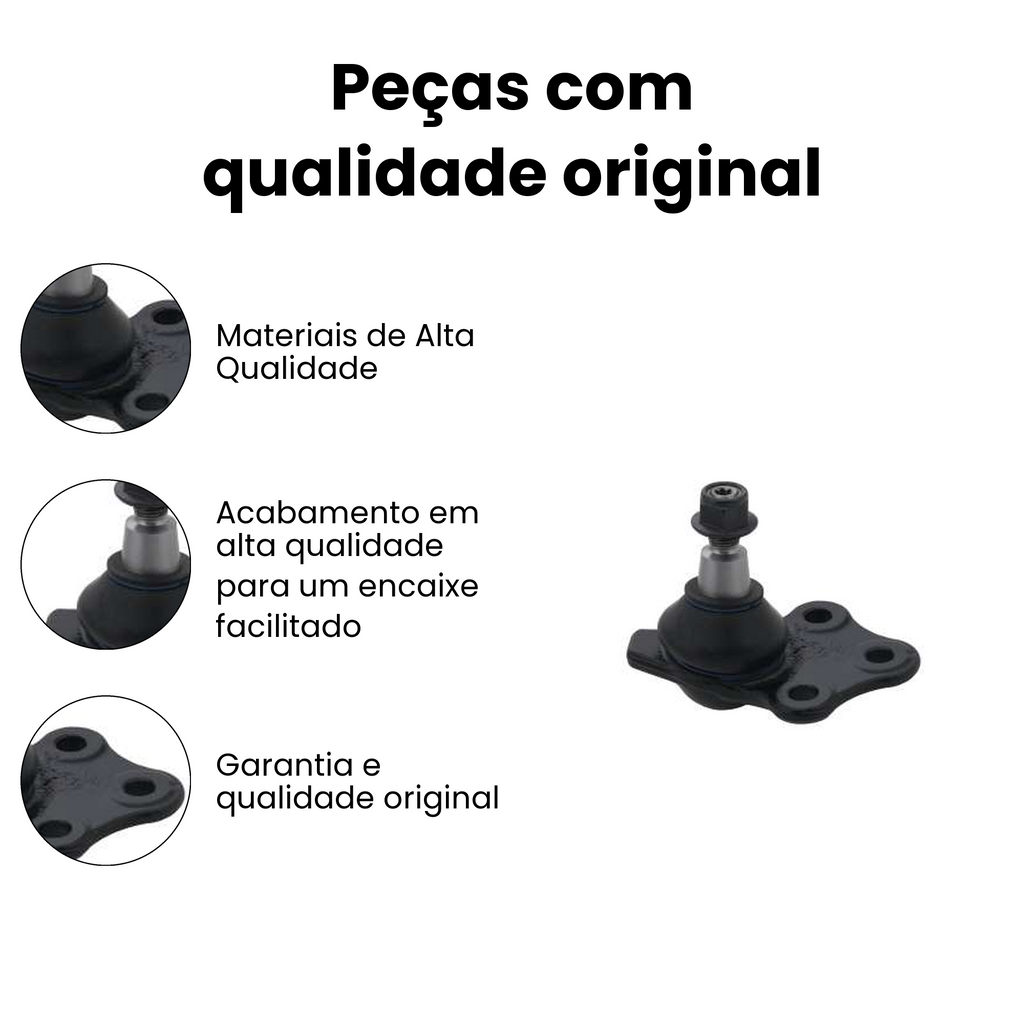 Pivô Suspensão Dianteiro Inferior Renault Oroch Duster - Imagem 3
