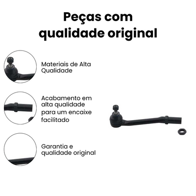 Terminal Direção Dianteiro Esquerdo Peugeot 208 C3 - Imagem 3