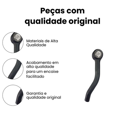 Terminal Direção Dianteiro Direito Nissan March Versa - Imagem 3