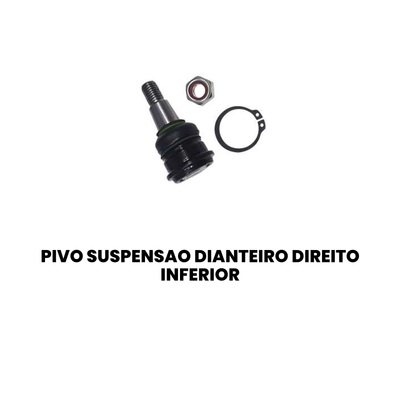 Pivô Suspensão Dianteiro Inferior Honda City Fit - Imagem 2