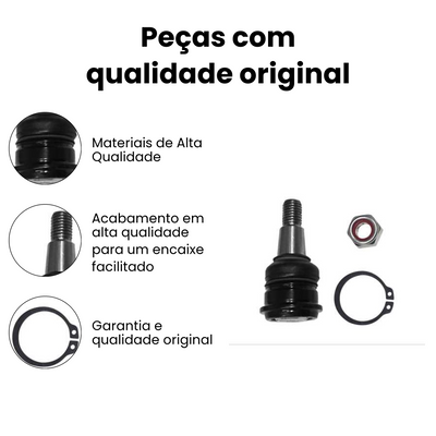Pivô Suspensão Dianteiro Inferior Direito Esquerdo Fit - Imagem 3