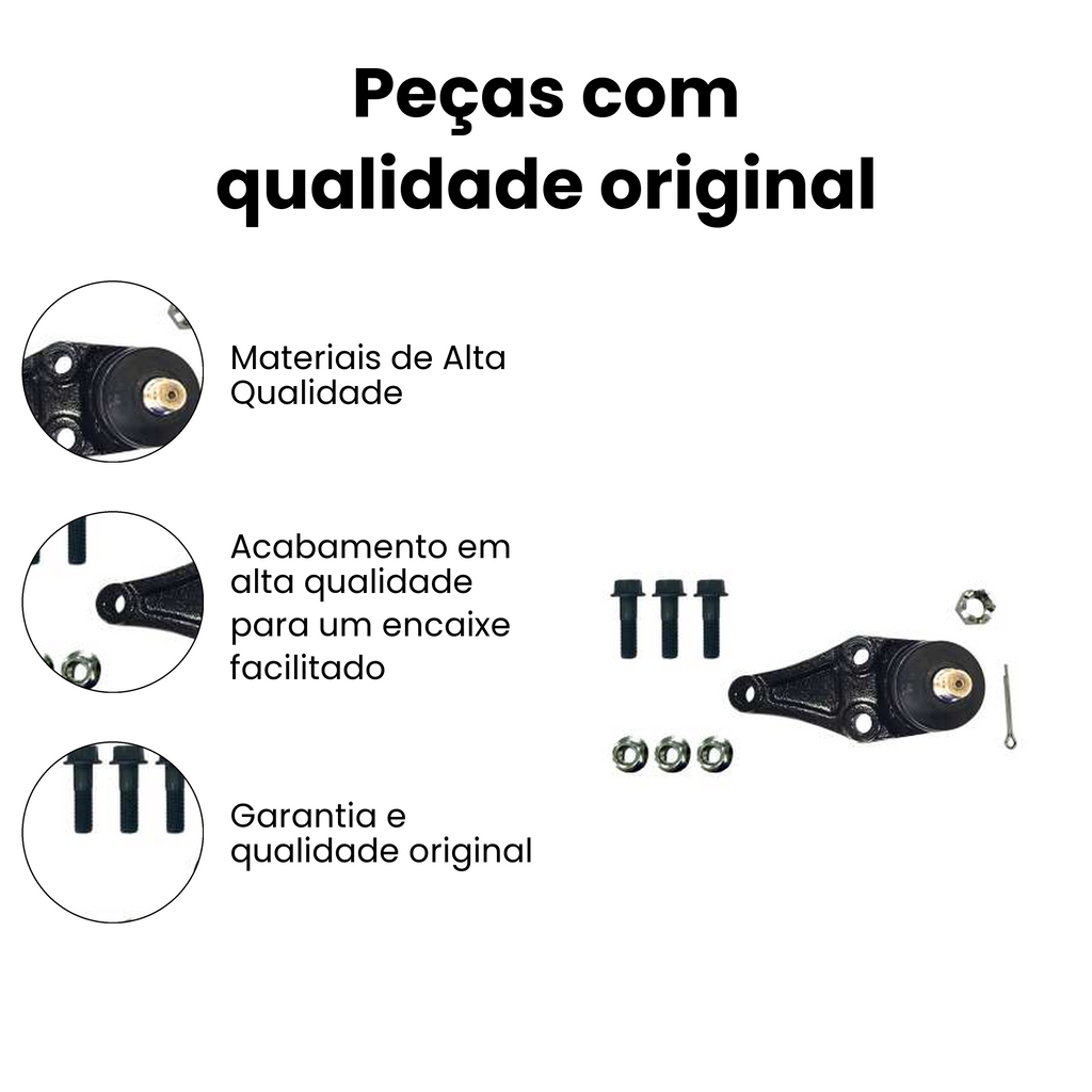 Pivô Suspensão Dianteiro Inferior L200 Triton Pajero - Imagem 3