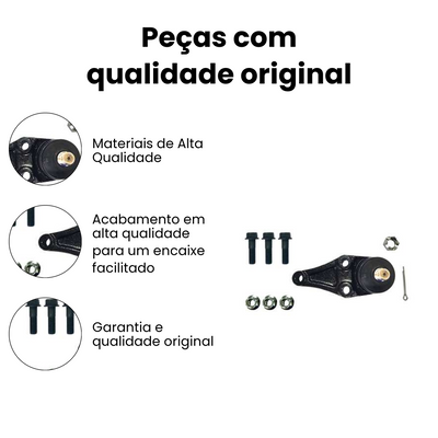 Pivô Suspensão Dianteiro Inferior L200 Triton Pajero - Imagem 3