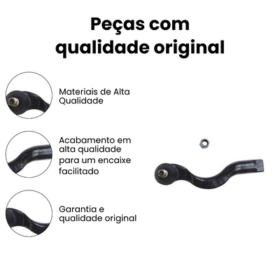 Terminal de Direção Dianteiro Esquerdo L200 Triton - Imagem 3