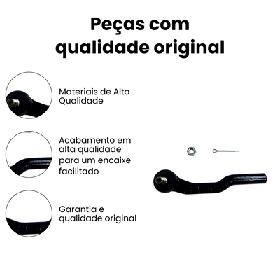 Terminal de Direção Dianteiro Esquerdo Honda City Fit - Imagem 3