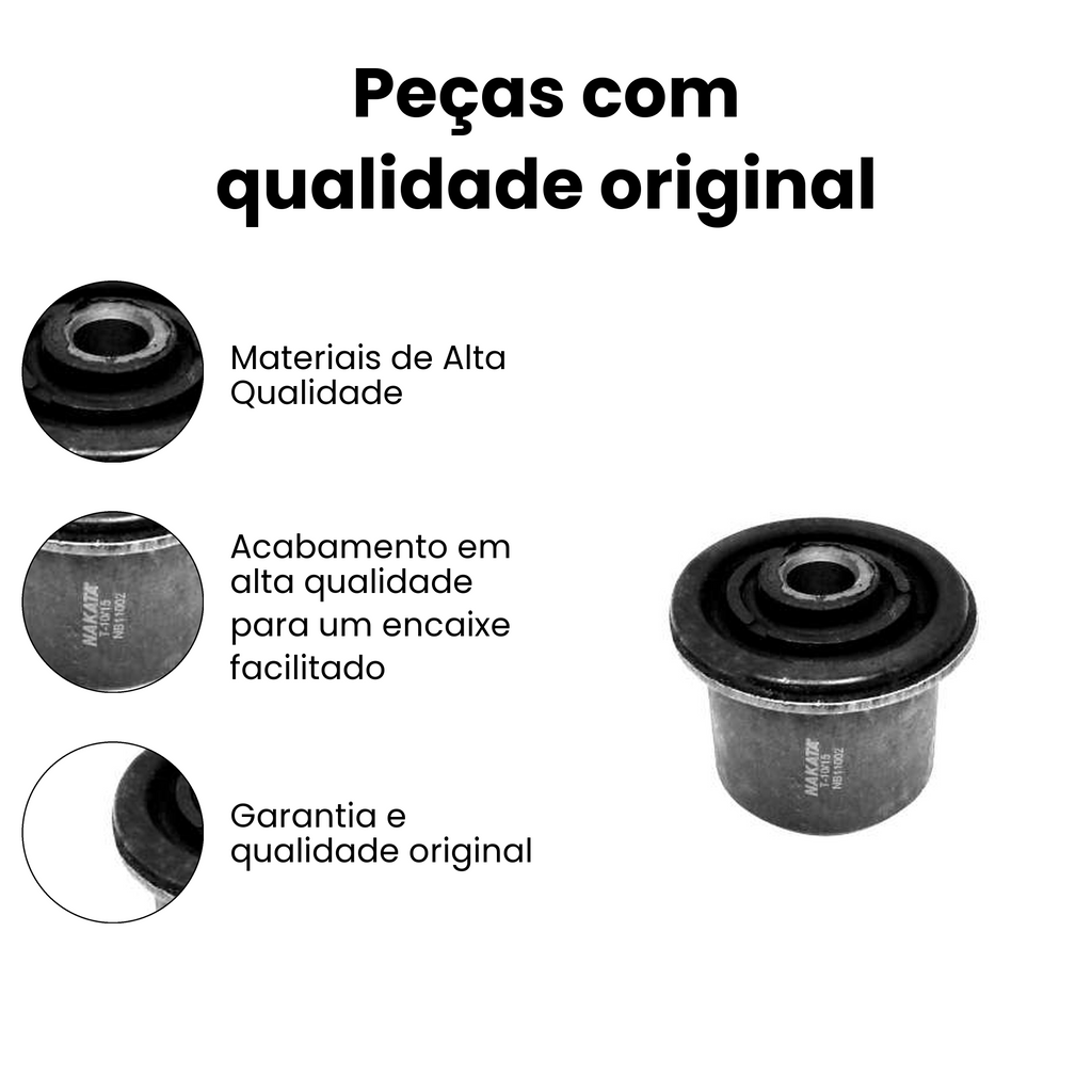 Bucha Bandeja Dianteira Ford VW Versailles Royale - Imagem 3