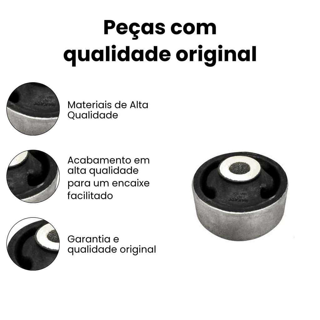 Bucha Bandeja Dianteiro Direito/Esquerdo New Bora - Imagem 3