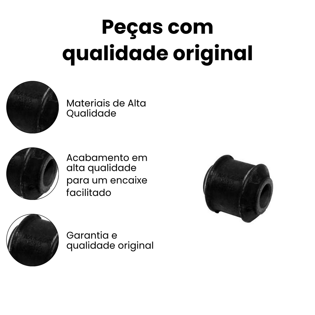 Bucha Eixo Dianteiro Direito/Esquerdo Gol Parati - Imagem 3