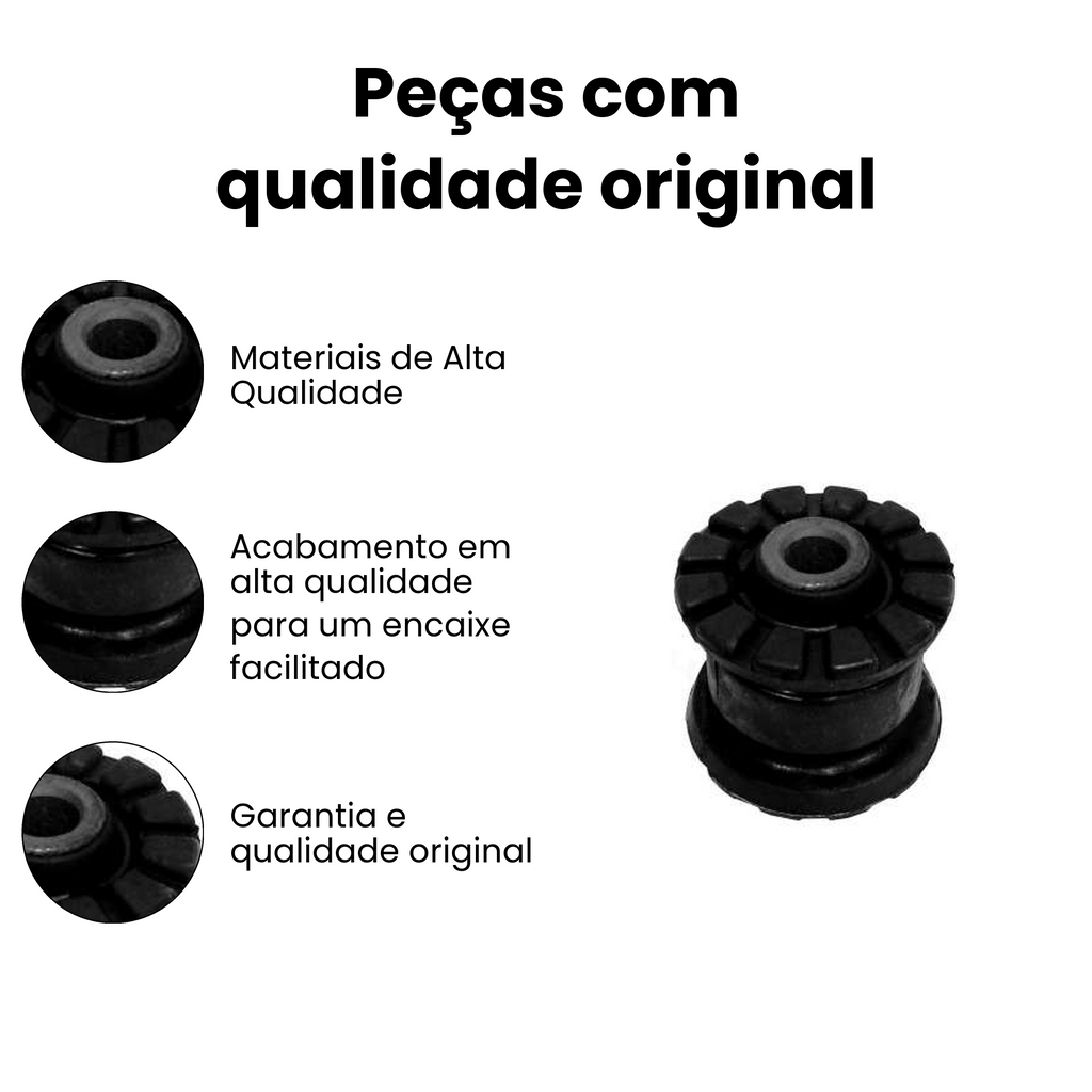 Bucha Bandeja Dianteira Direita/Esquerda Parati Saveiro - Imagem 3