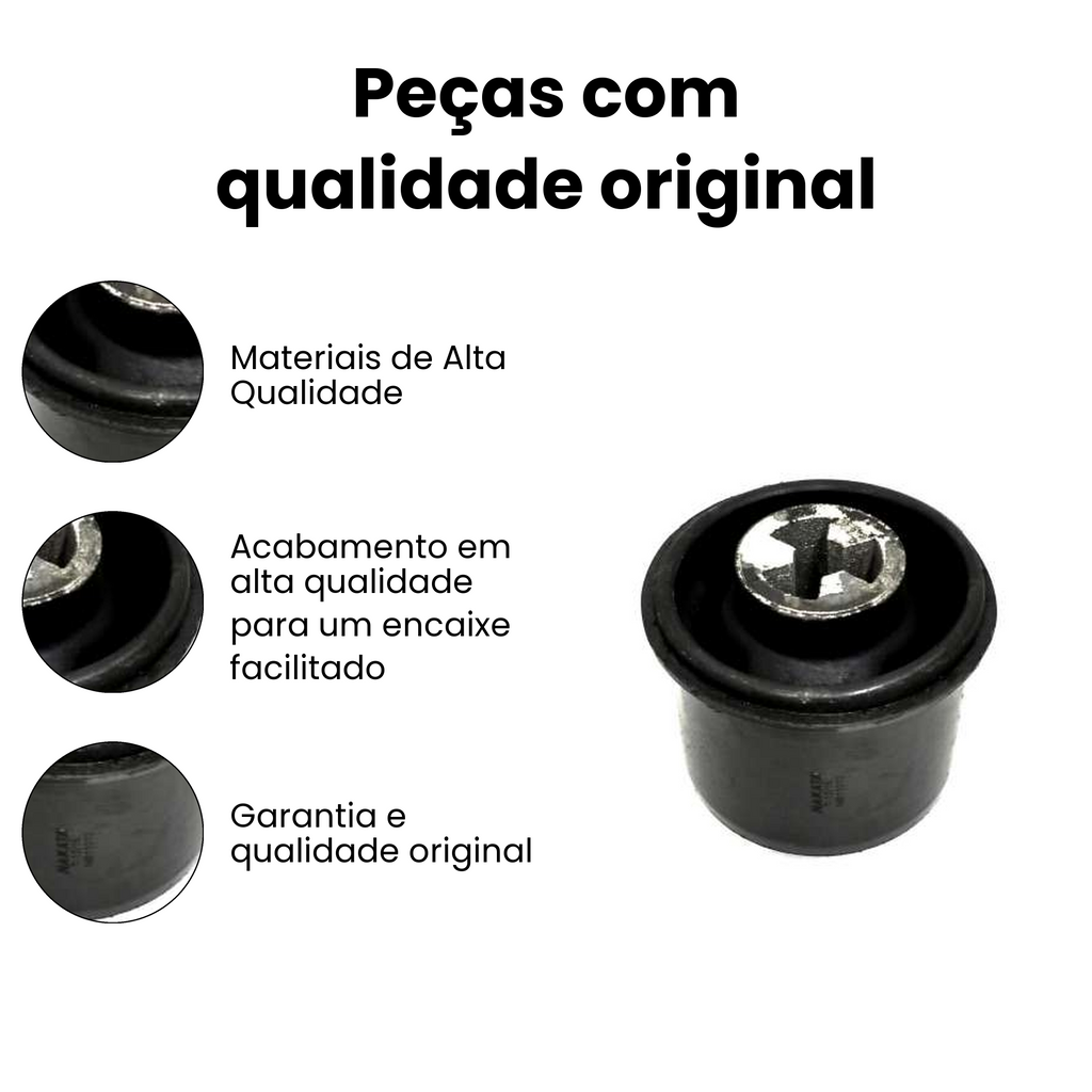 Bucha de Eixo Traseiro Direito/Esquerdo Audi VW - Imagem 3