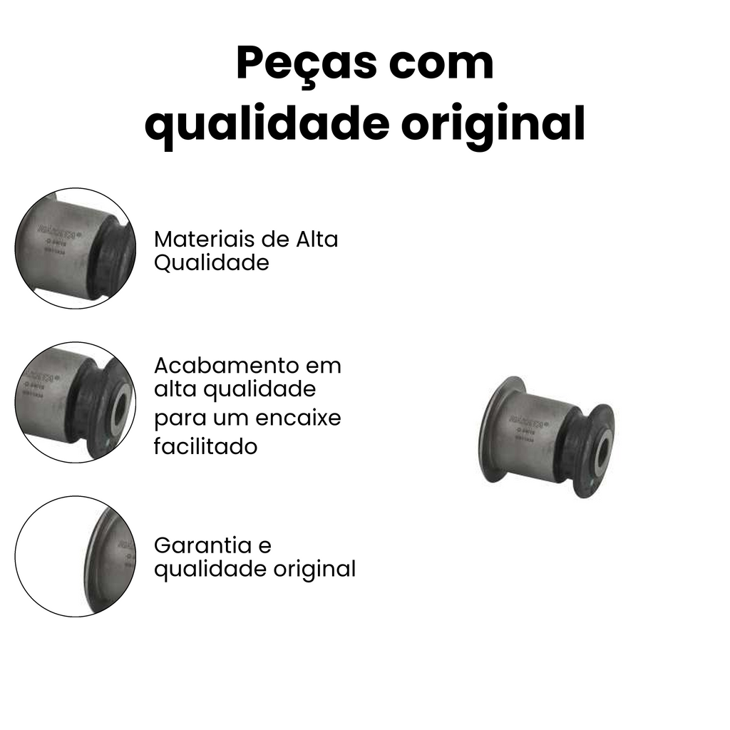 Bucha Bandeja Dianteira Direito Esquerdo Inferior Amarok - Imagem 3