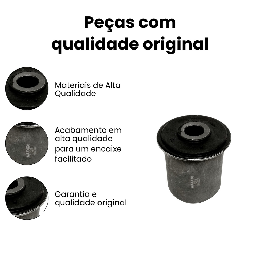 Par Bucha Bandeja Dianteira D E Blazer 1995-2011 S10 1996-2011 - Imagem 3
