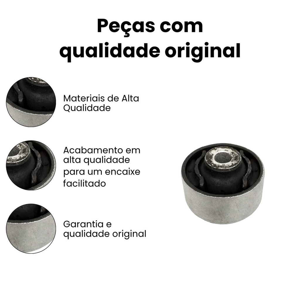 Par Bucha Bandeja Traseira Corsa Sedan Classic GL New Premium 20 - Imagem 3