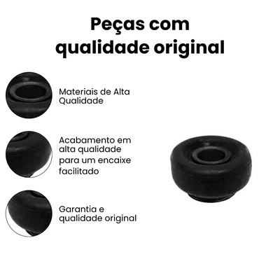 Bucha Braço Tensor Dianteiro Direito/Esquerdo Fiat Prêmio - Imagem 3