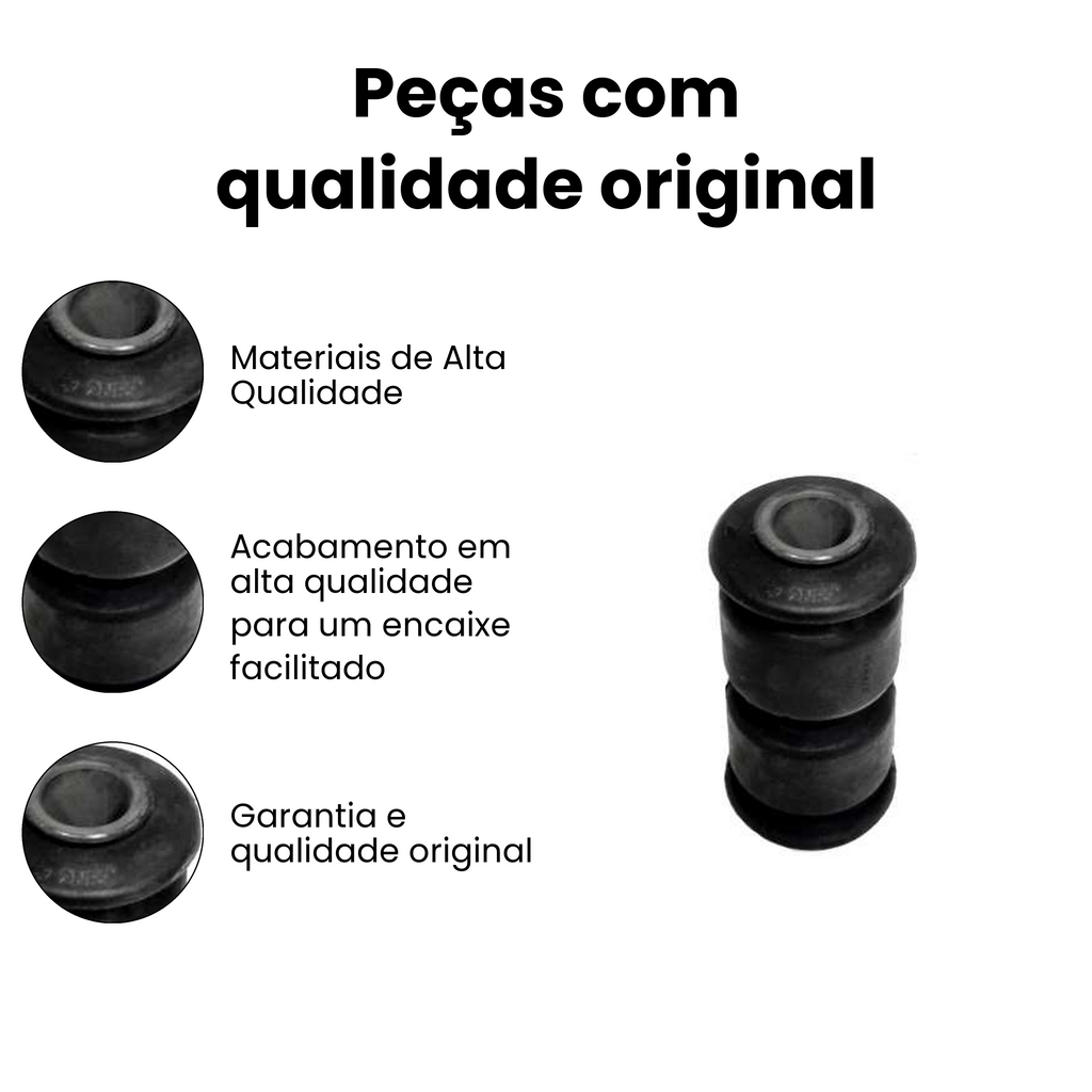 Bucha Jumelo Traseira Direito/Esquerdo Argo Cronos - Imagem 3