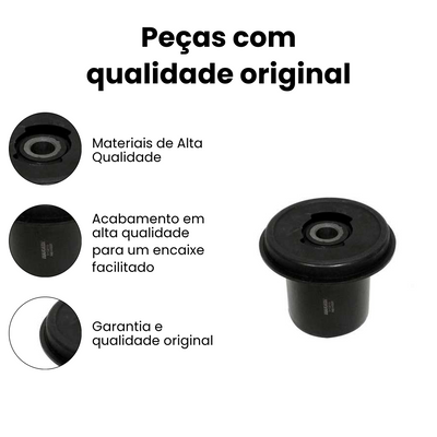 Par Bucha Eixo Suspensão Tras Fiat Palio - Imagem 3